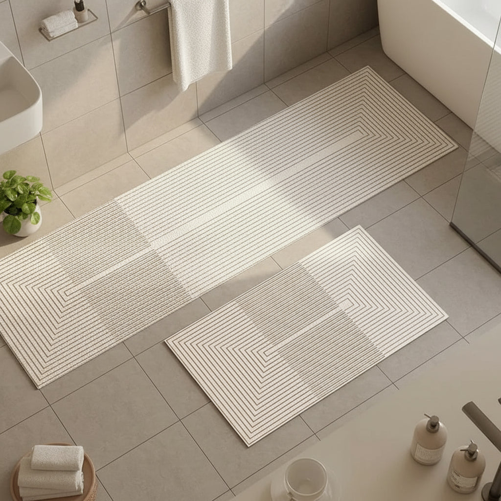 Soft Faux Velvet Absorbent Non-Slip Bath Mat