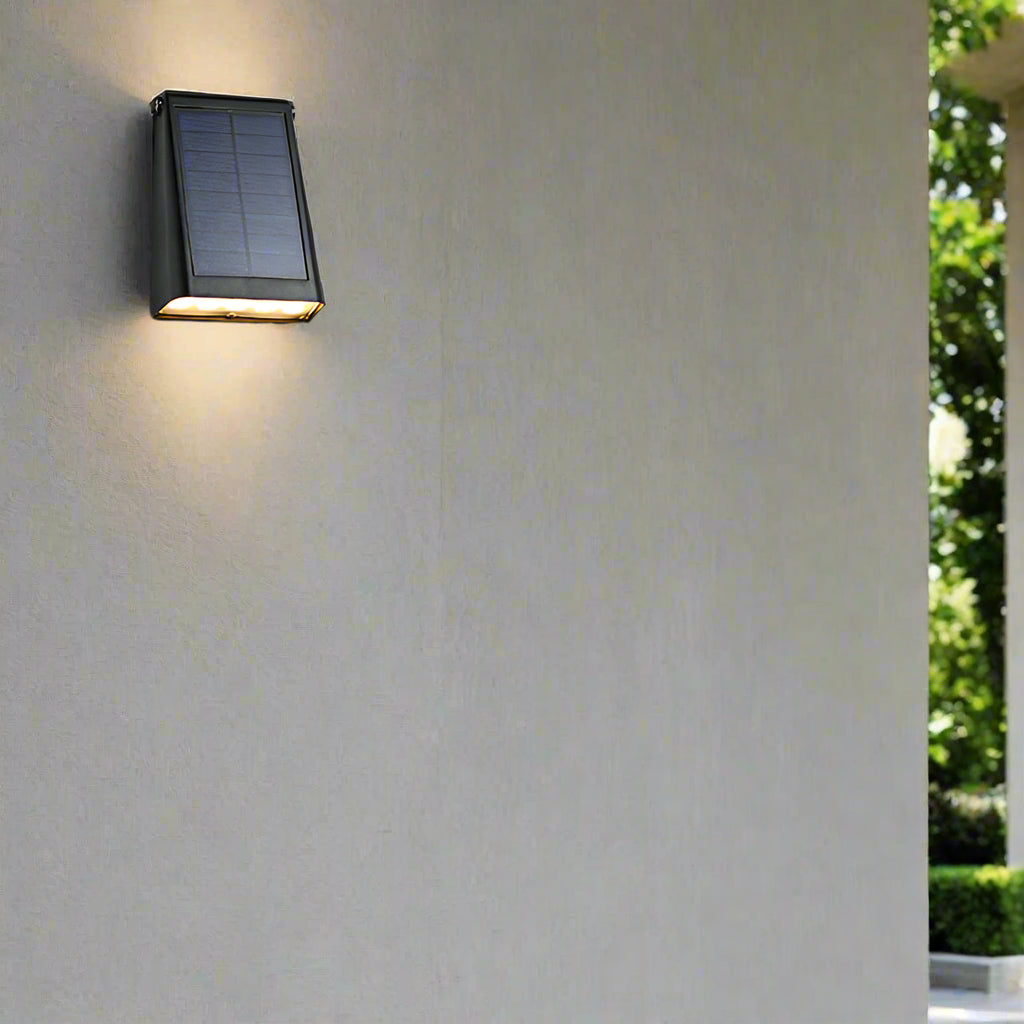 Adjustable Solar Wall Light – Waterproof Solar Powered Outdoor Wall Lights for Garden and Patio 0
