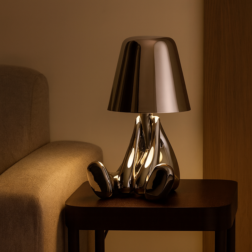 Modern Rechargeable LED Night Lamp with Adjustable Brightness