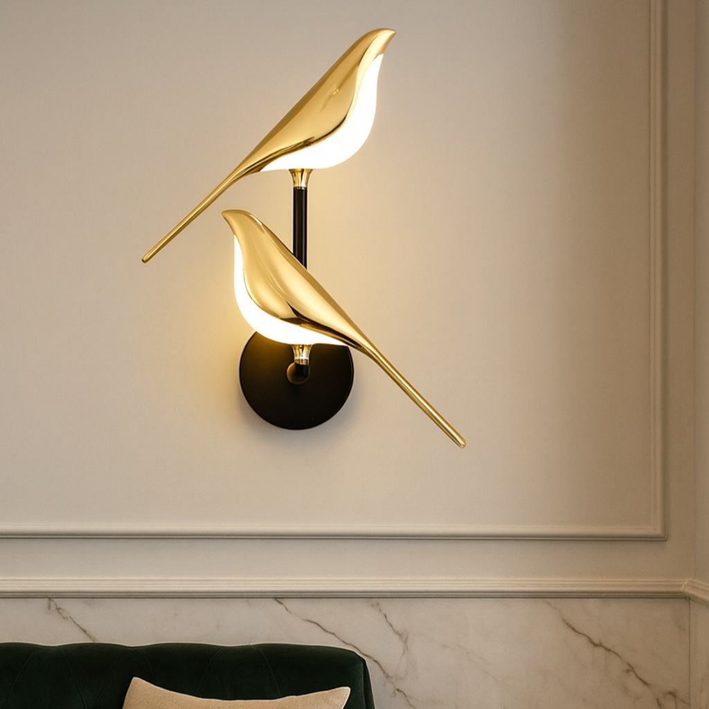 Modern LED Bird Wall Light Fixture