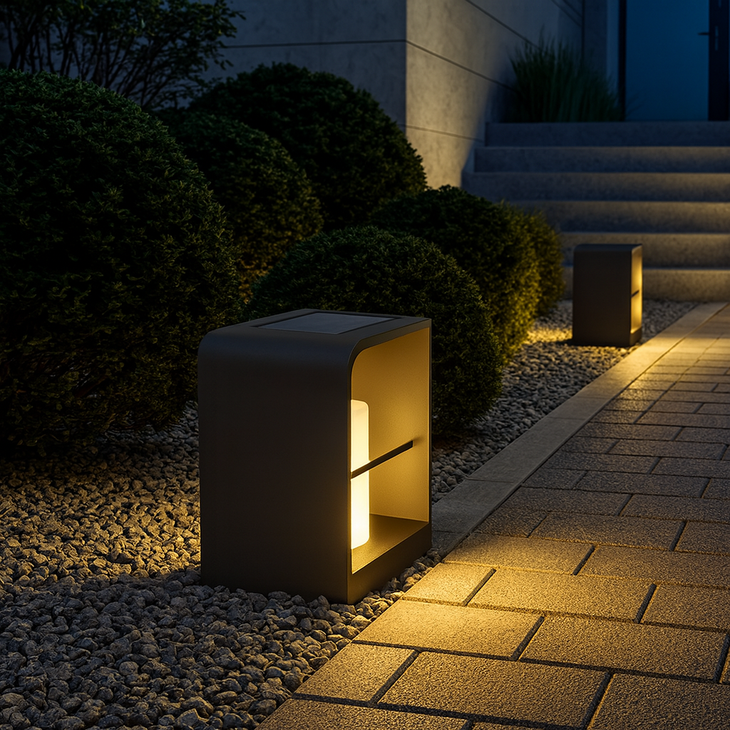 Outdoor Solar LED Floor Lamp