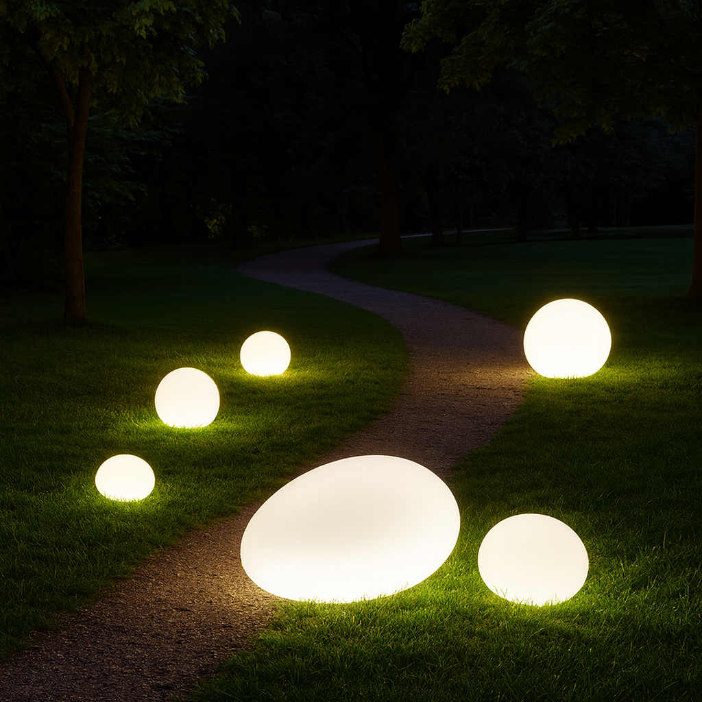 LED Outdoor Garden Light with Remote Control
