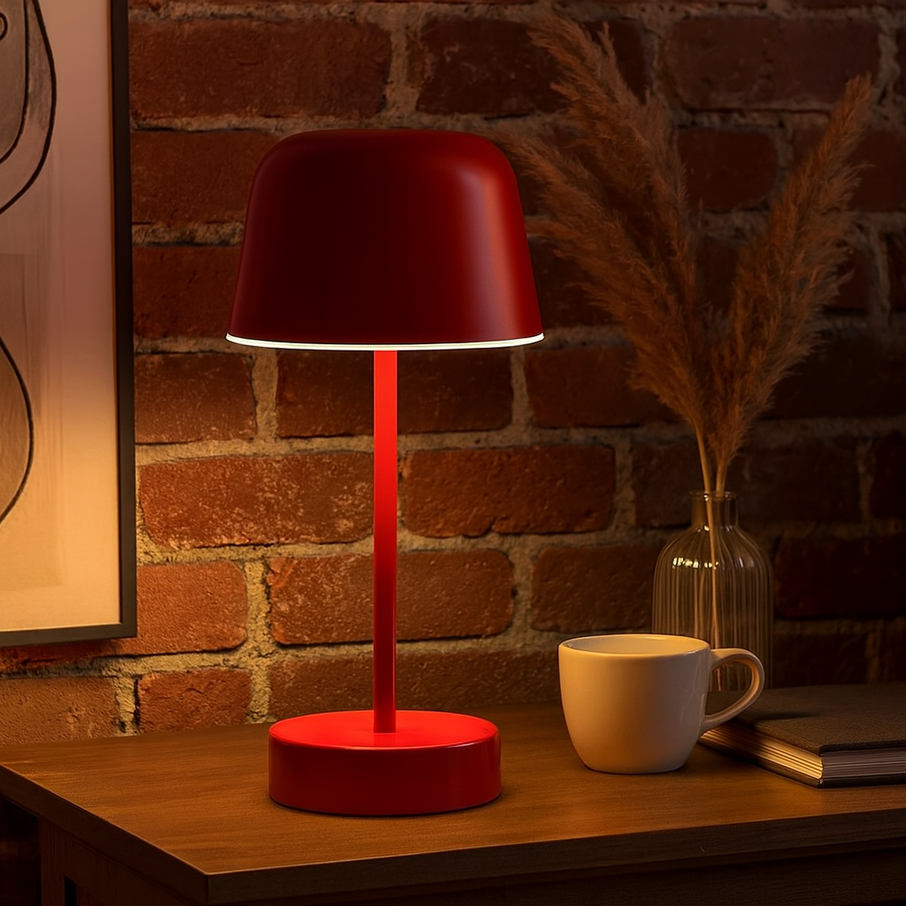 Modern Dimmable Table Lamp with Rechargeable Battery