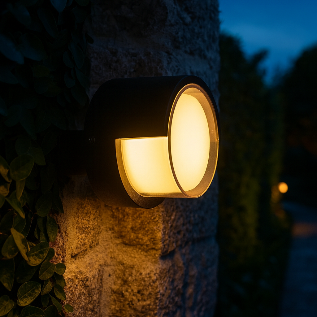 Modern Waterproof Outdoor Wall Light with Motion Sensor
