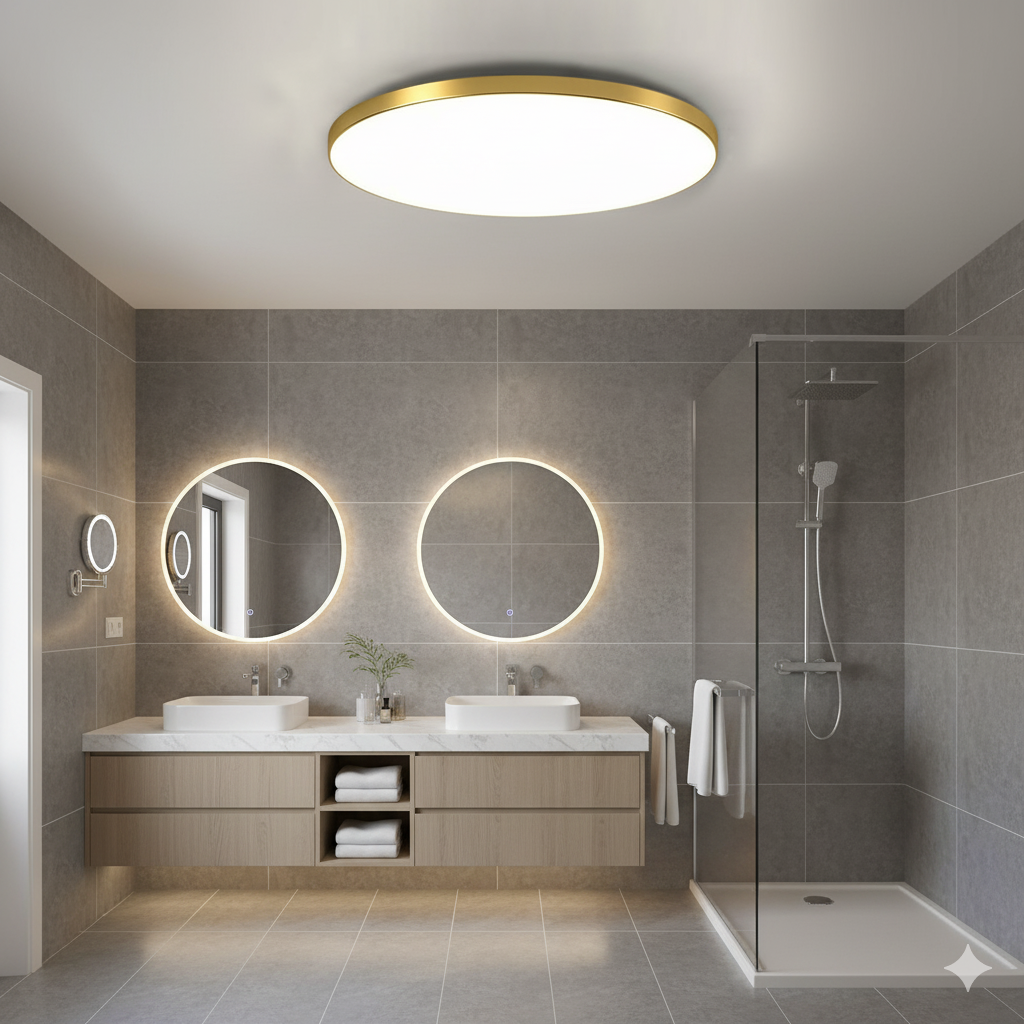 Modern Round LED Flush Mount Ceiling Light