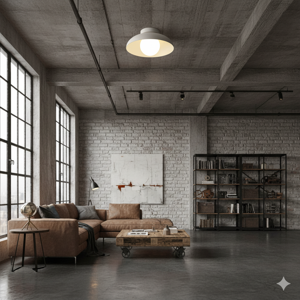 Modern White Flush Mount Dome Ceiling Light Fixture