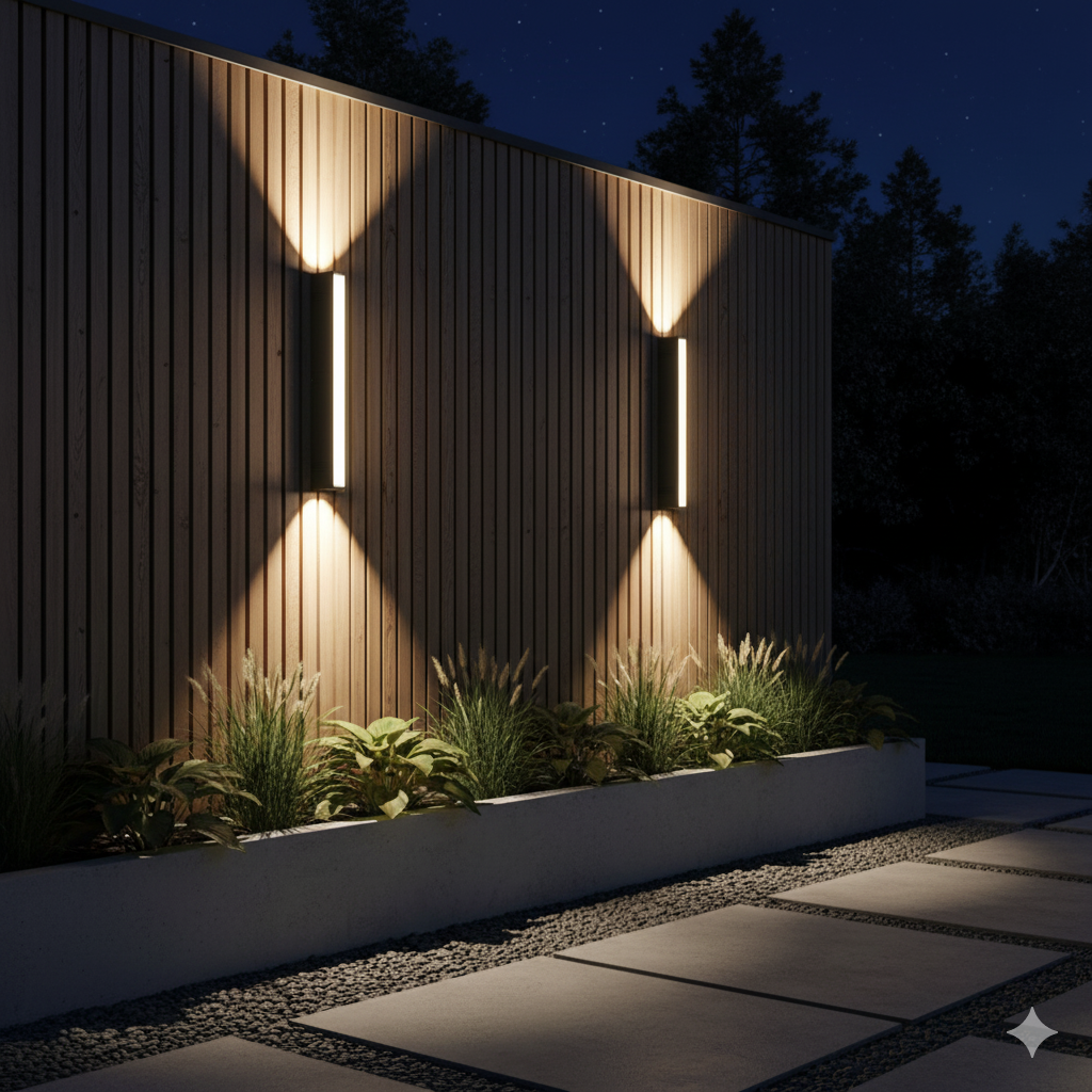 Modern Energy-Efficient Waterproof Outdoor Wall Light