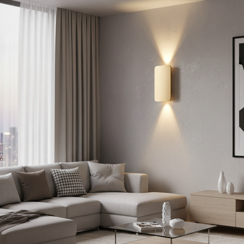 Modern Rectangular LED Wall Light