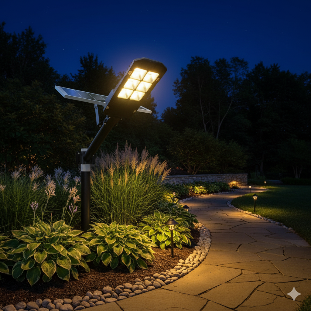 Solar LED Street 30,000 Lumens Lights Outdoor