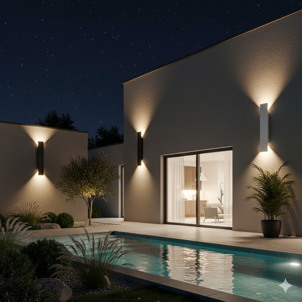 Modern Outdoor Wall Light