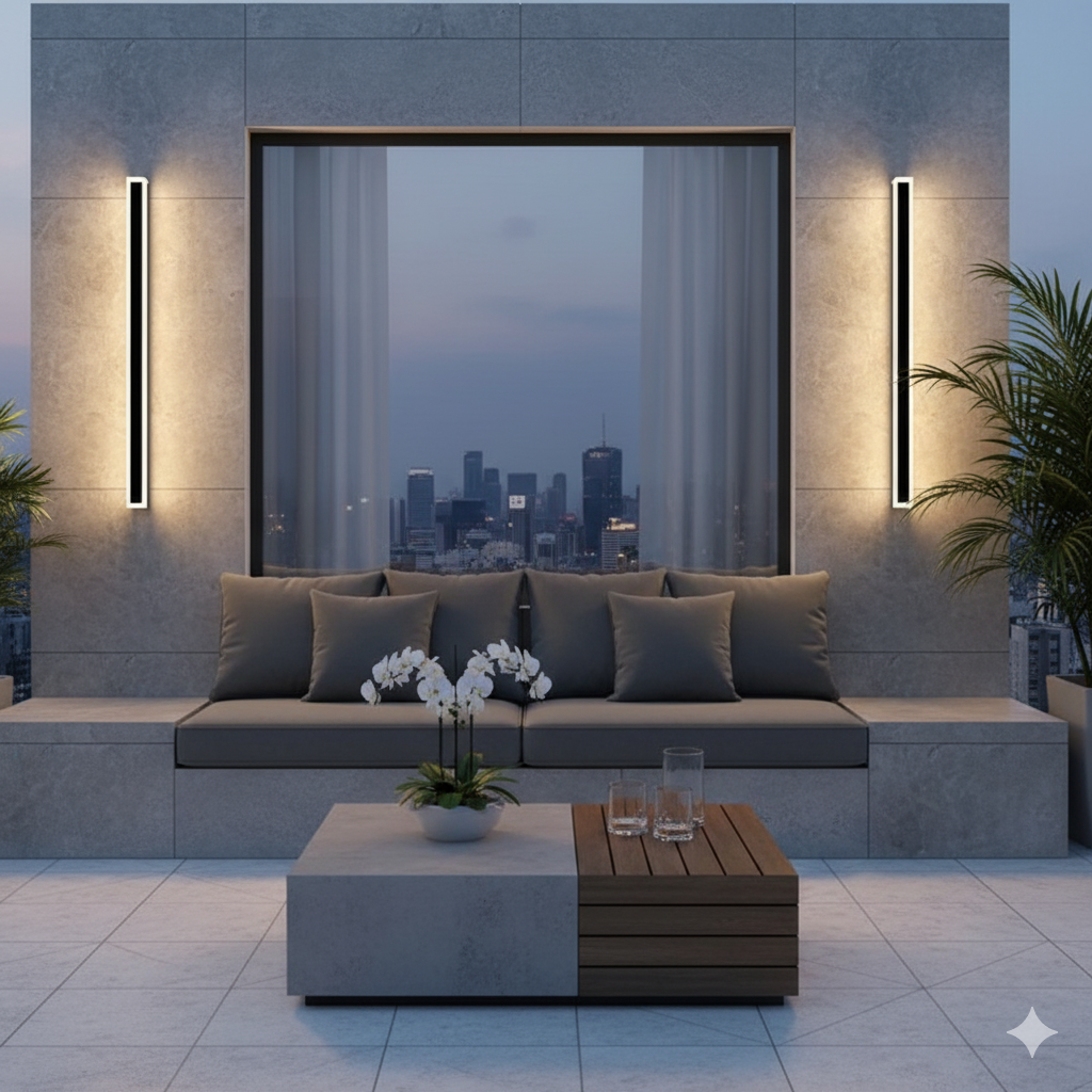 Modern Slim Bar LED Wall Light