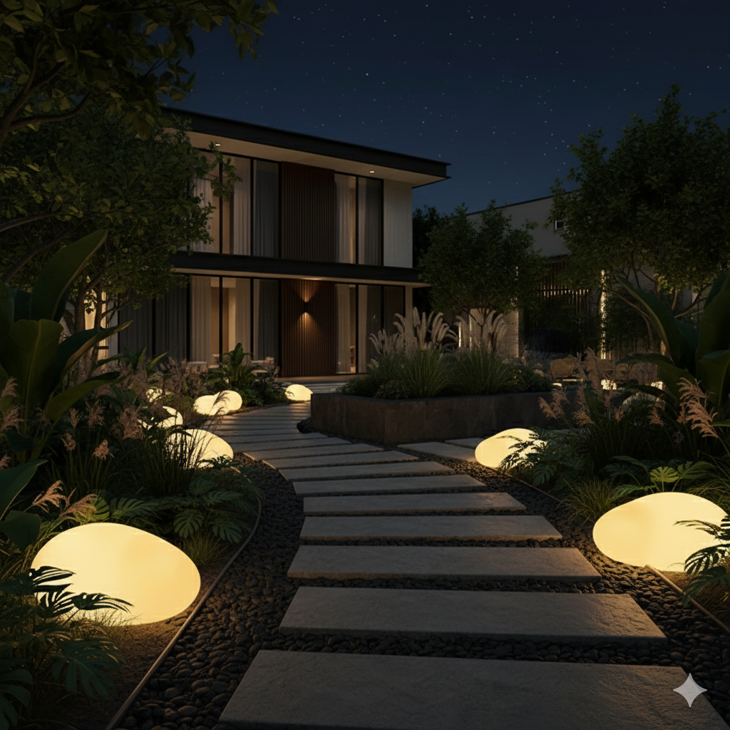 LED Outdoor Garden Light with Remote Control