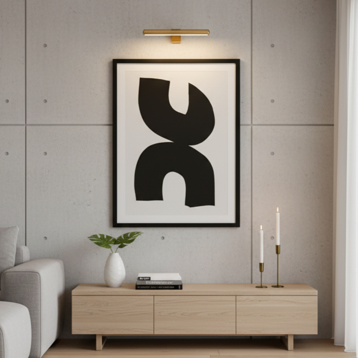 LED Adjustable Battery Operated Picture Light with Remote Control