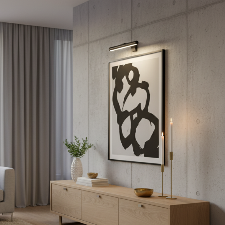 LED Adjustable Battery Operated Picture Light with Remote Control