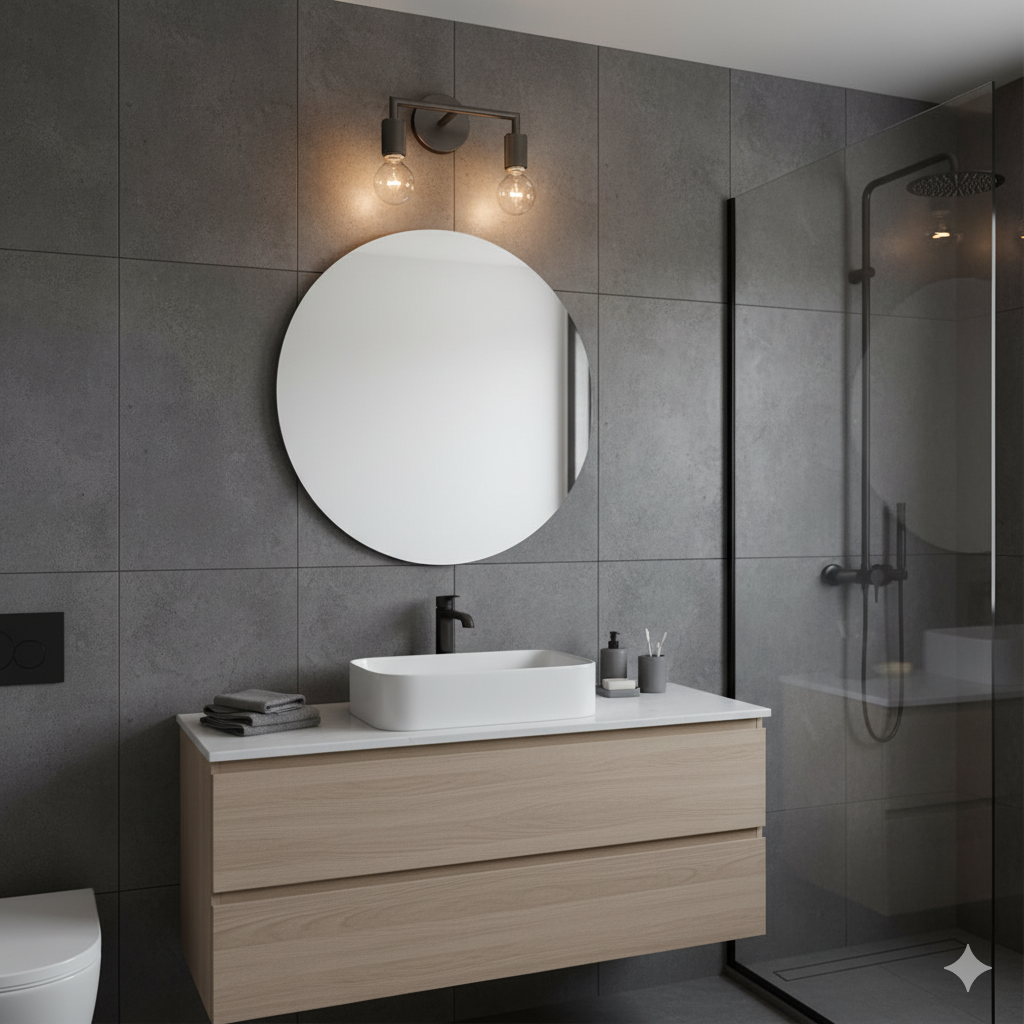 Modern Brass Double Bulb Wall Sconce