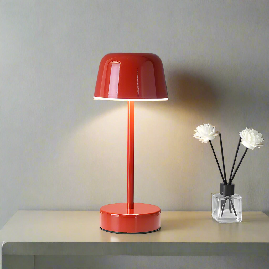 Modern Dimmable Table Lamp with Rechargeable Battery, Adjustable Brightness, Cordless Design 0