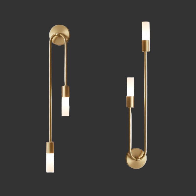 Modern Gold LED Wall Light – Elegant Twin-Scoop Wall Lamp for Bedrooms and Living Rooms 2