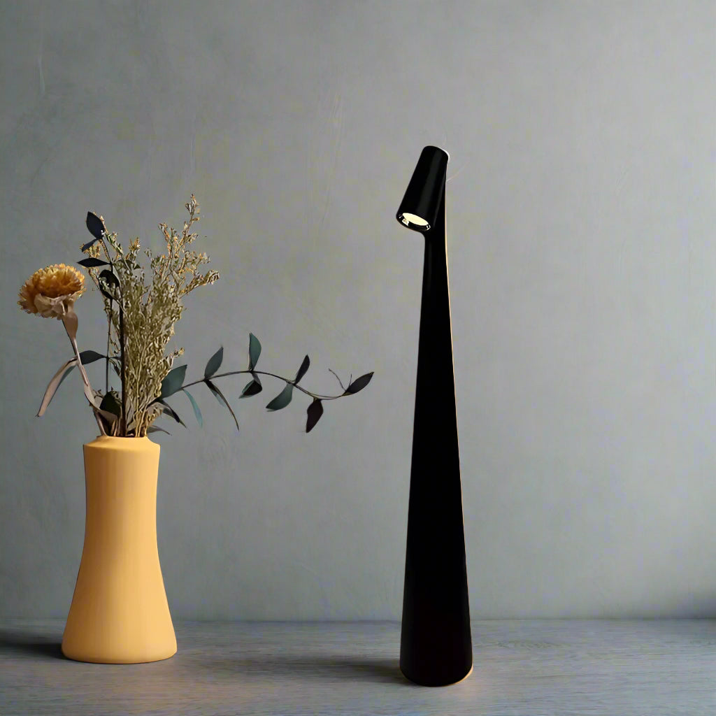 Modern LED Cordless Table Lamp with Touch Control, Adjustable Brightness – Wireless Bedside or Desk Lamp 0