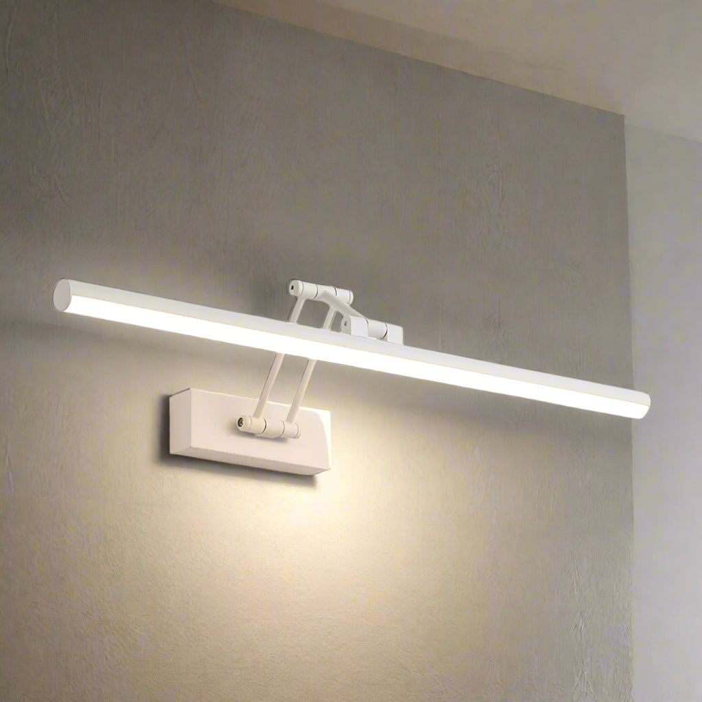 Modern LED Wall Sconce with Adjustable Color Temperature - Metal and Acrylic Bathroom Wall Light 2