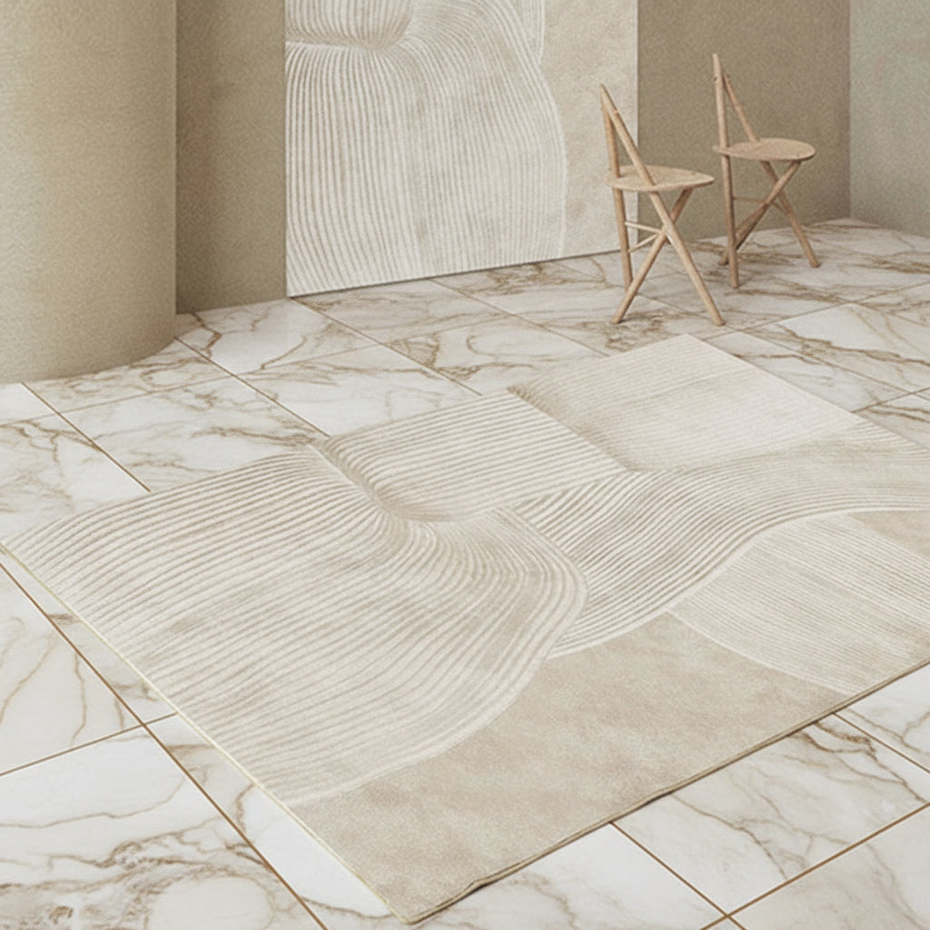 Modern Minimalist Stripe Living Room Rug