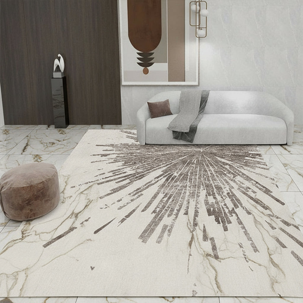 Modern Minimalist Stripe Living Room Rug