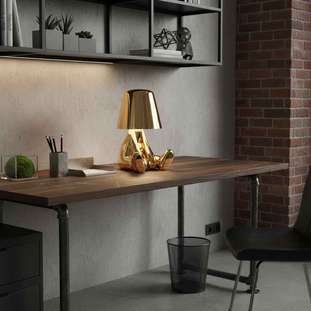 Modern Rechargeable LED Night Lamp with Adjustable Brightness – Decorative Touch Control Table Light 0