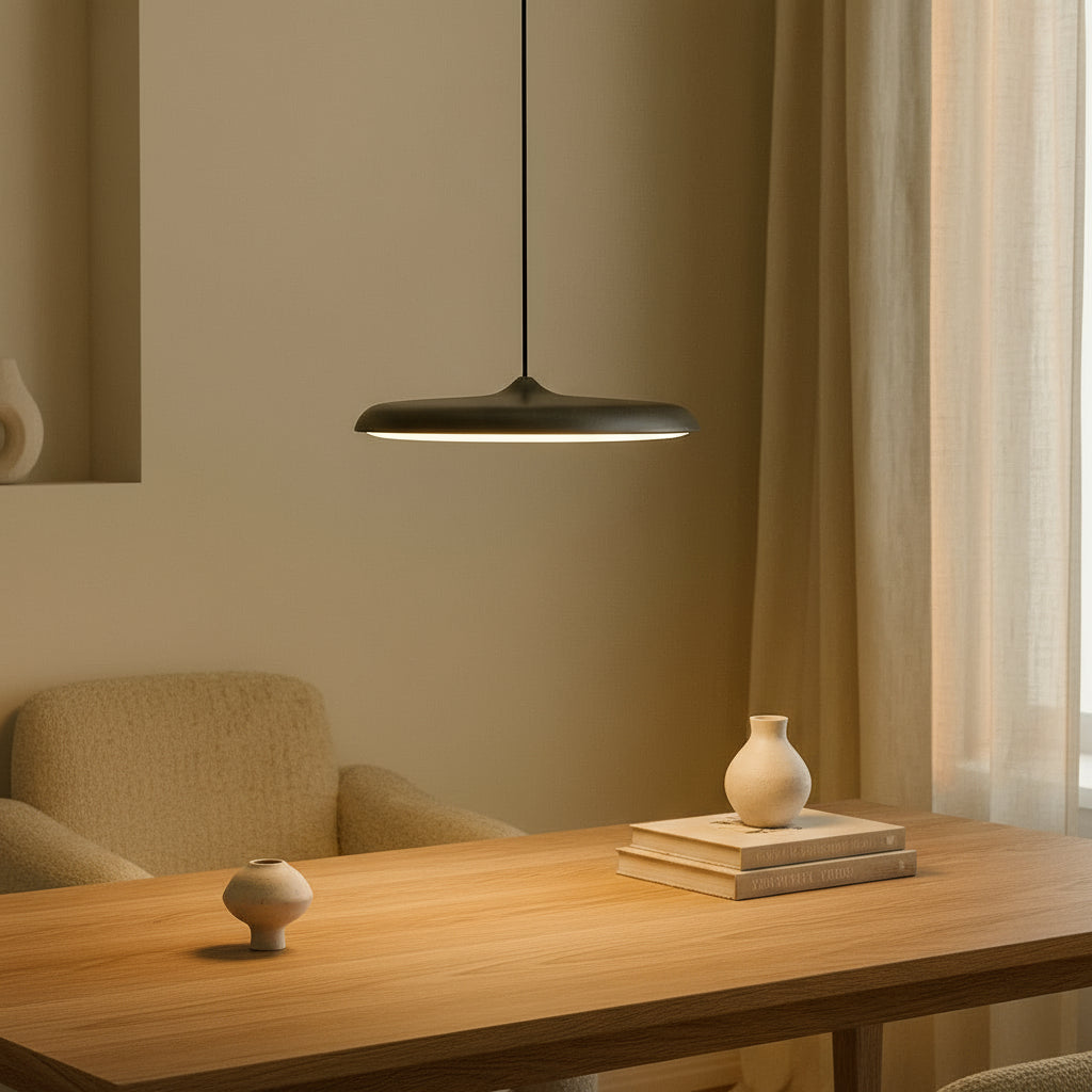 Modern Scandinavian Pendant Light with Built-in LED