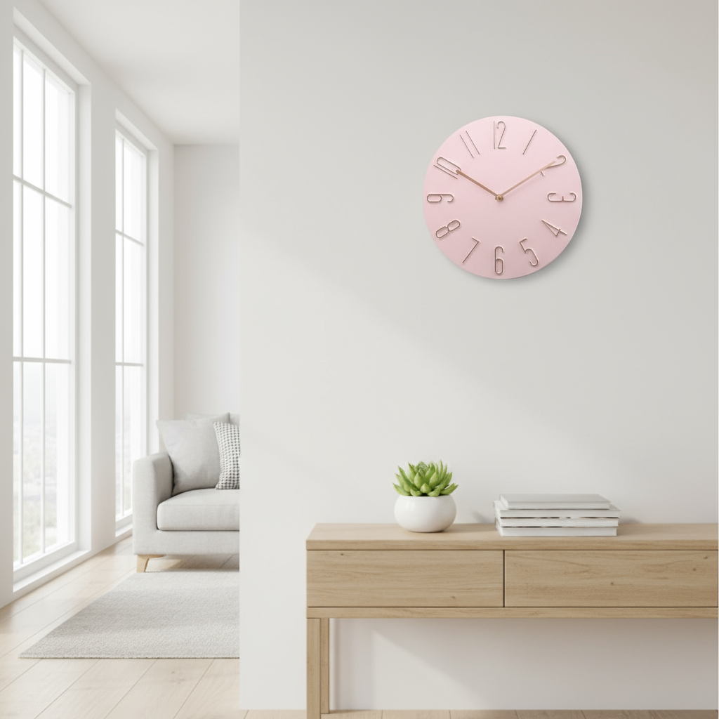 Modern Elegant Silent Quartz Wall Clock