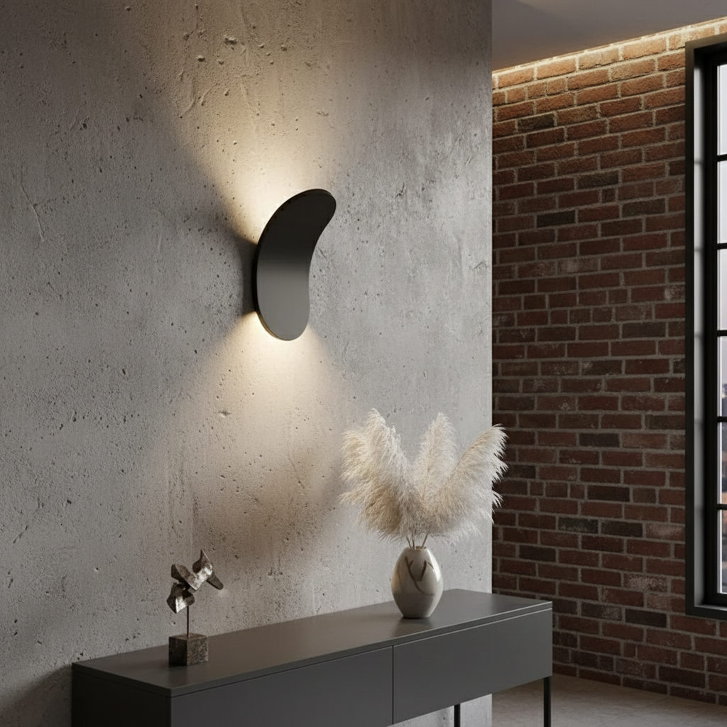 Contemporary Nordic Iron Wall Light