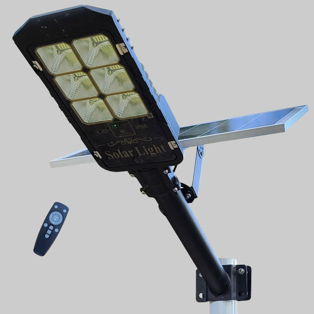 Solar LED Street Lights Outdoor – 30,000 Lumens, Weatherproof, Dusk-to-Dawn, Remote Control 3