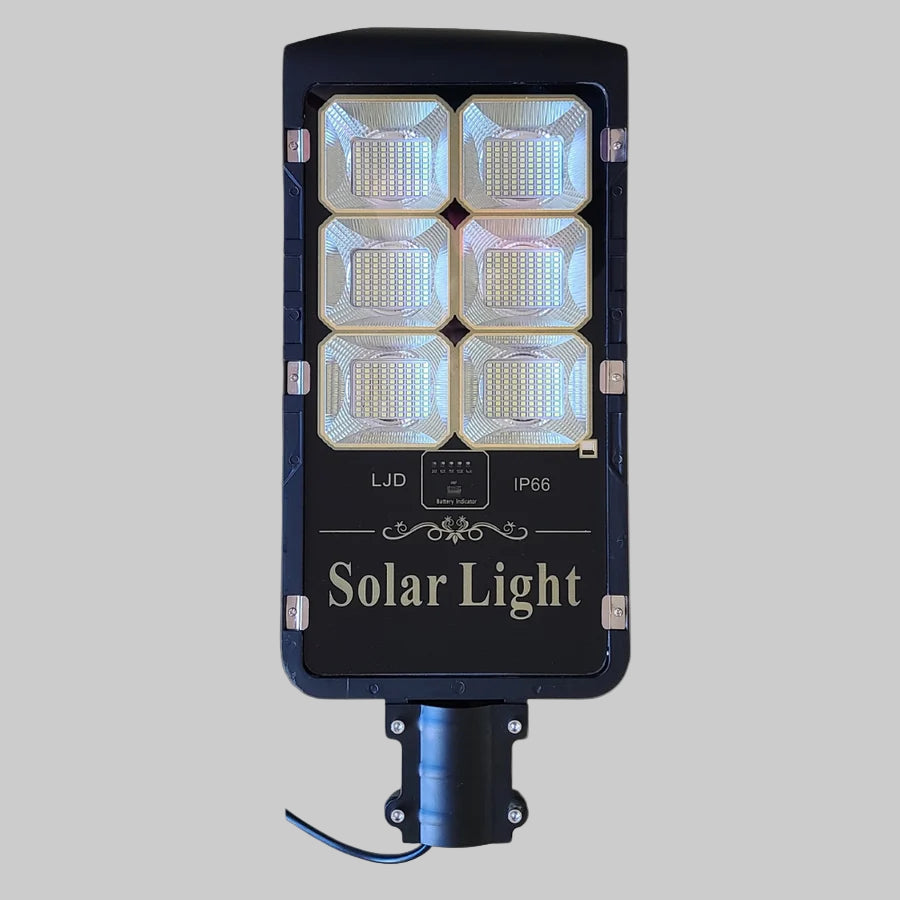 Solar LED Street Lights Outdoor – 30,000 Lumens, Weatherproof, Dusk-to-Dawn, Remote Control 5