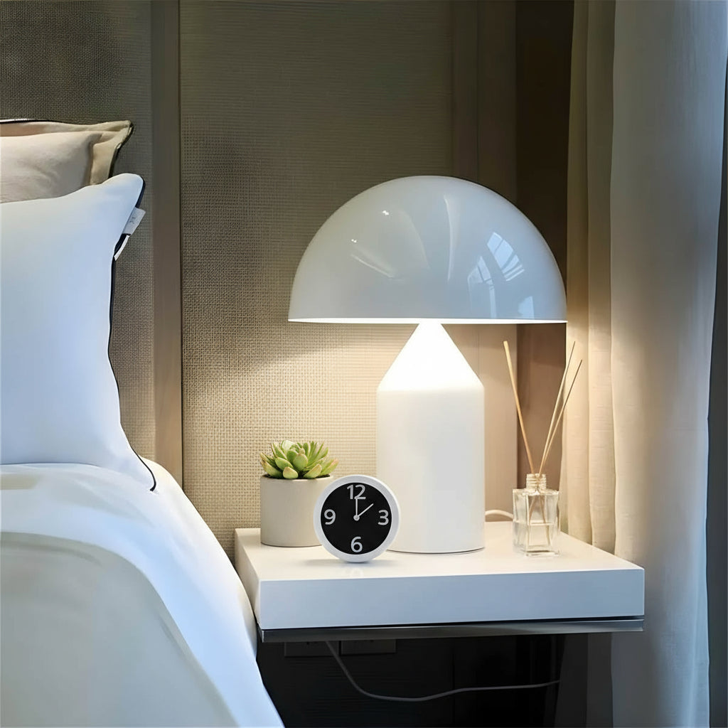 Vintage Metal Table Lamp with E27 LED Bulb - Elegant Bedside or Desk Lamp for Living Room 2