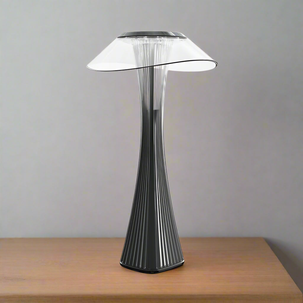 Wireless Modern LED Table Lamp with Touch Control – Adjustable Brightness for Bedside or Desk 0