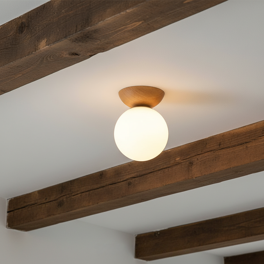 Elegant Scandinavian Flush Mount Ceiling Light Fixture
