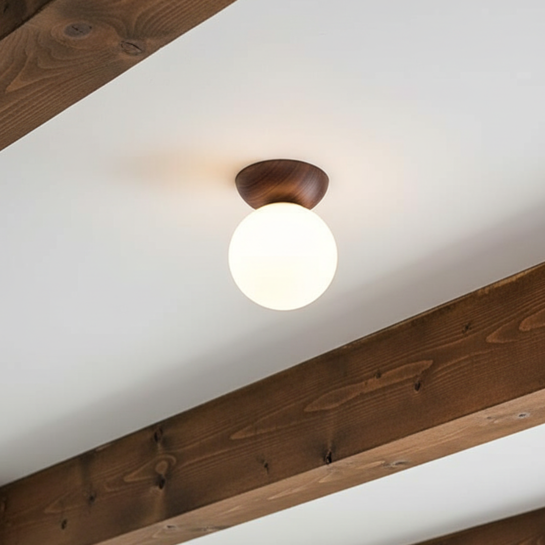 Elegant Scandinavian Flush Mount Ceiling Light Fixture