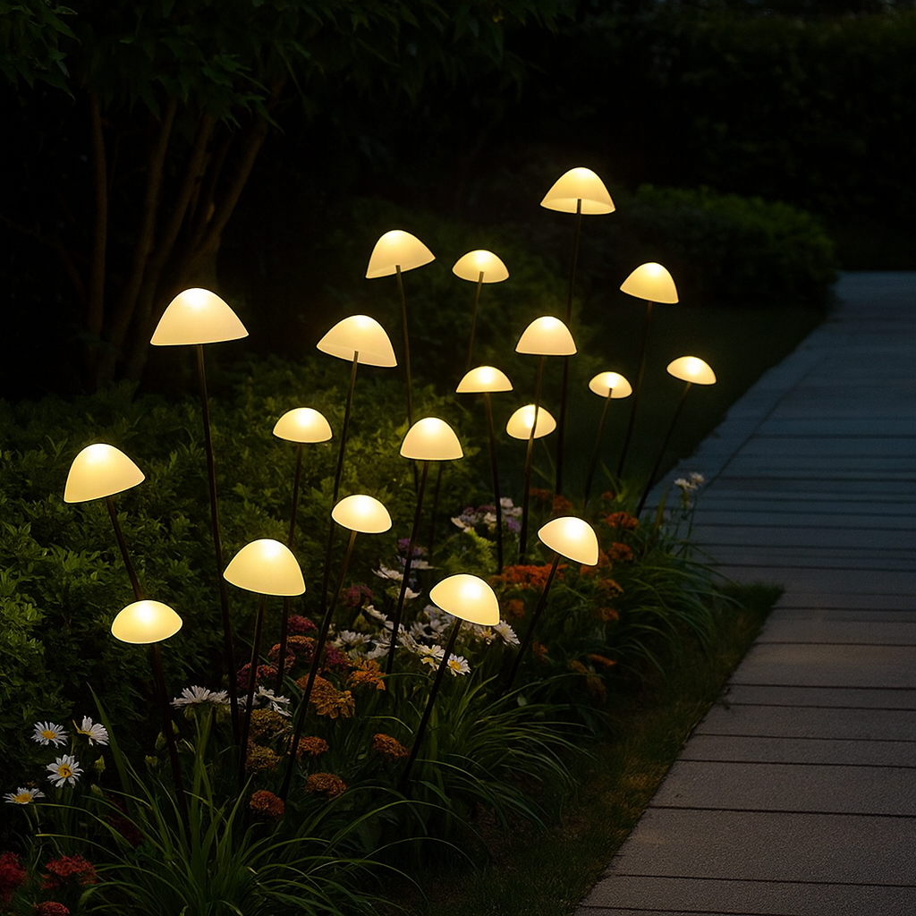 Unique Mushroom Solar Garden Lights