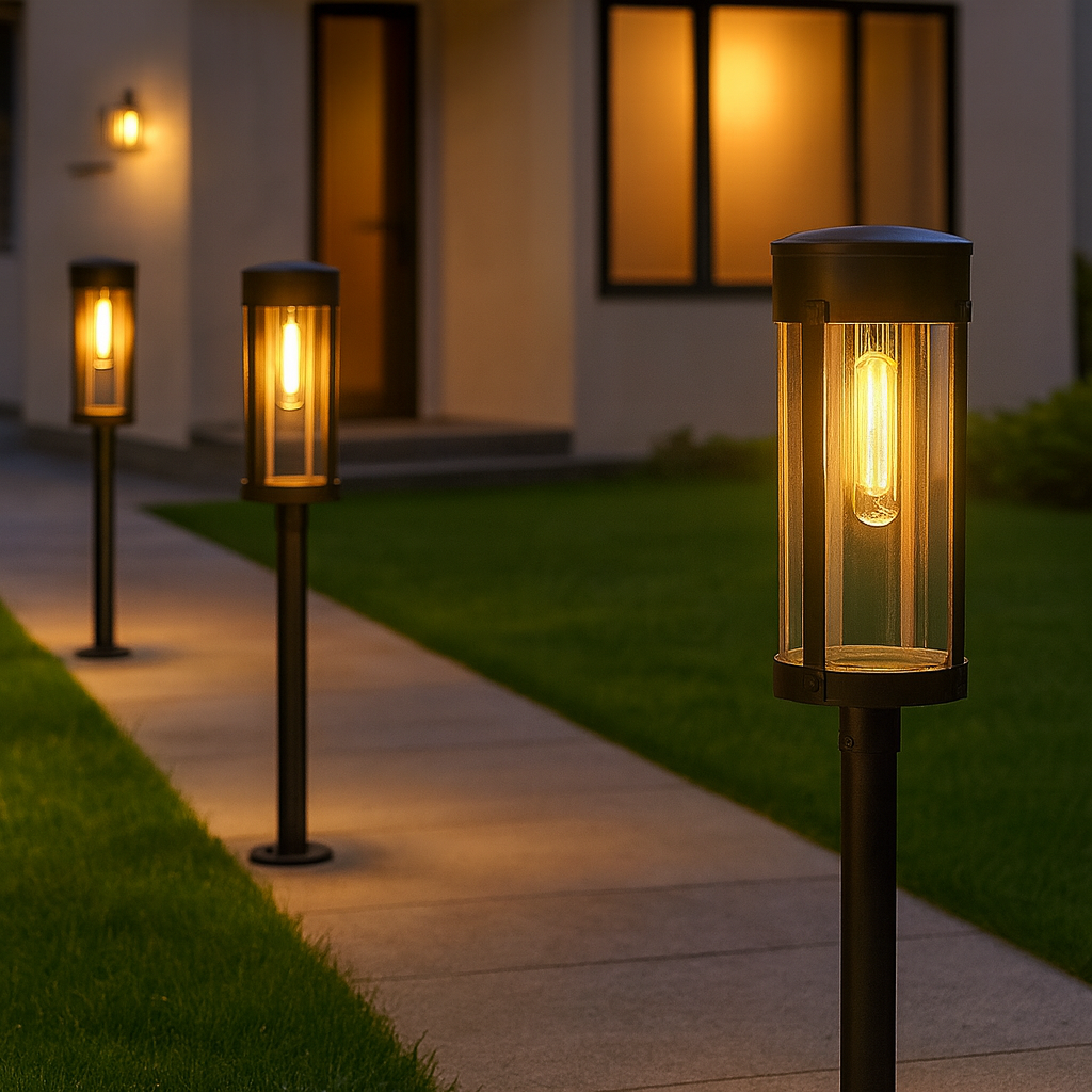 Solar Outdoor Garden Light with Automatic Dusk Activation