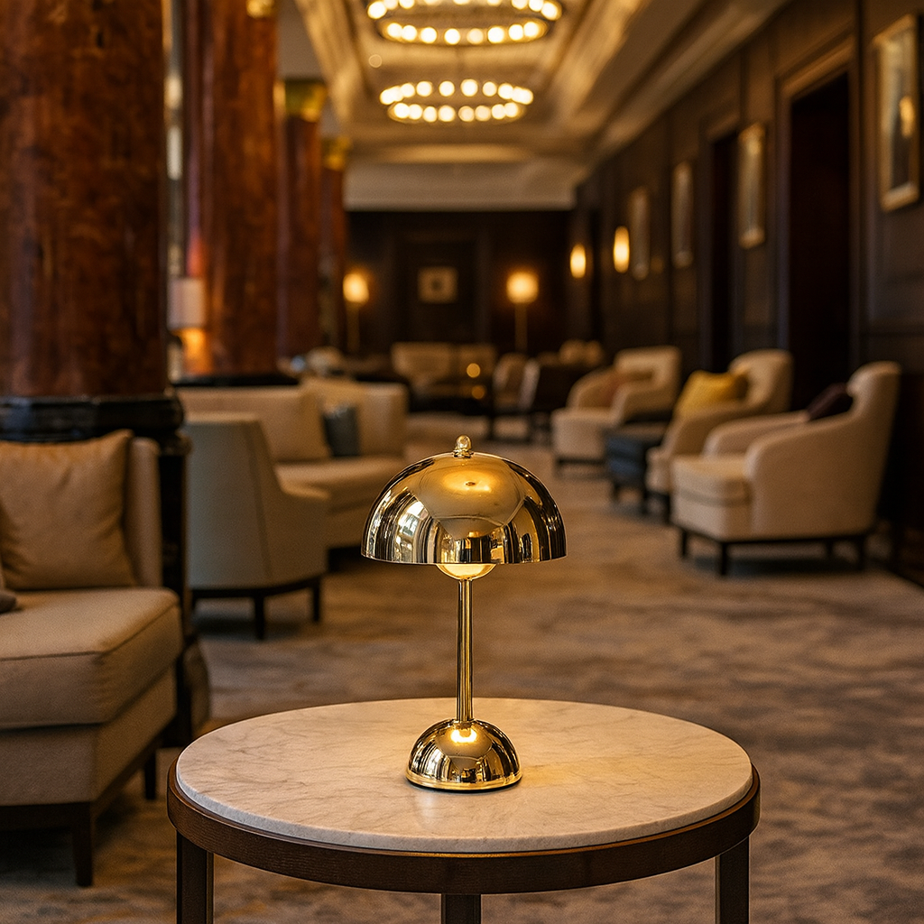 Modern Touch Sensor Cordless Bedside Lamp with Adjustable Brightness