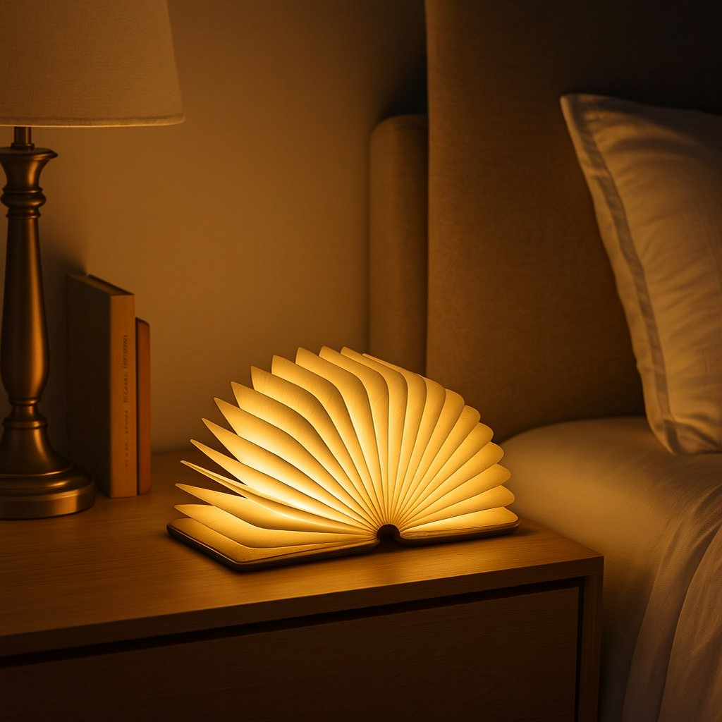 Foldable LED Book Table Lamp