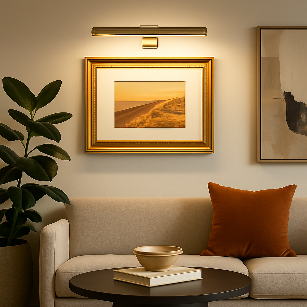 LED Adjustable Battery Operated Picture Light with Remote Control