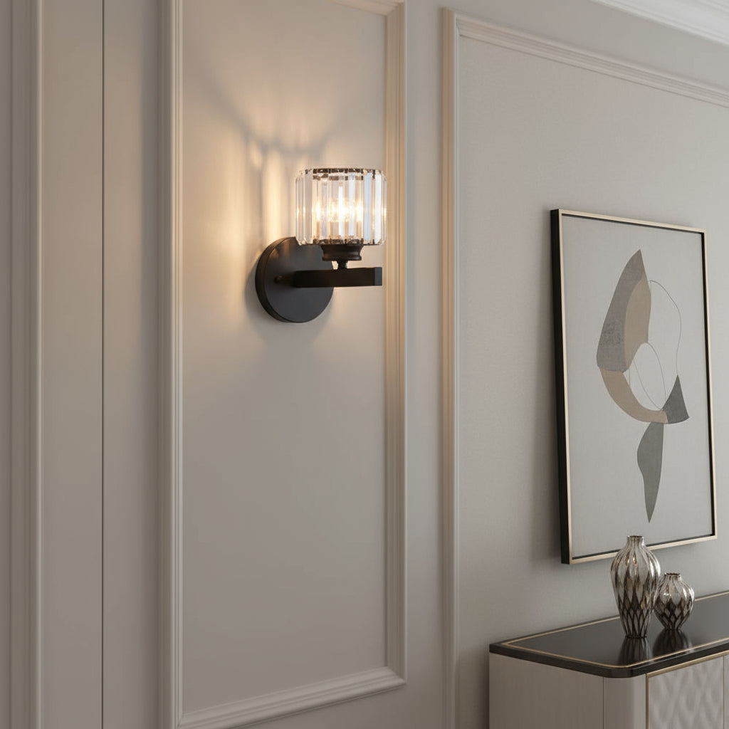 Elegant Modern Crystal Wall Light Sconce