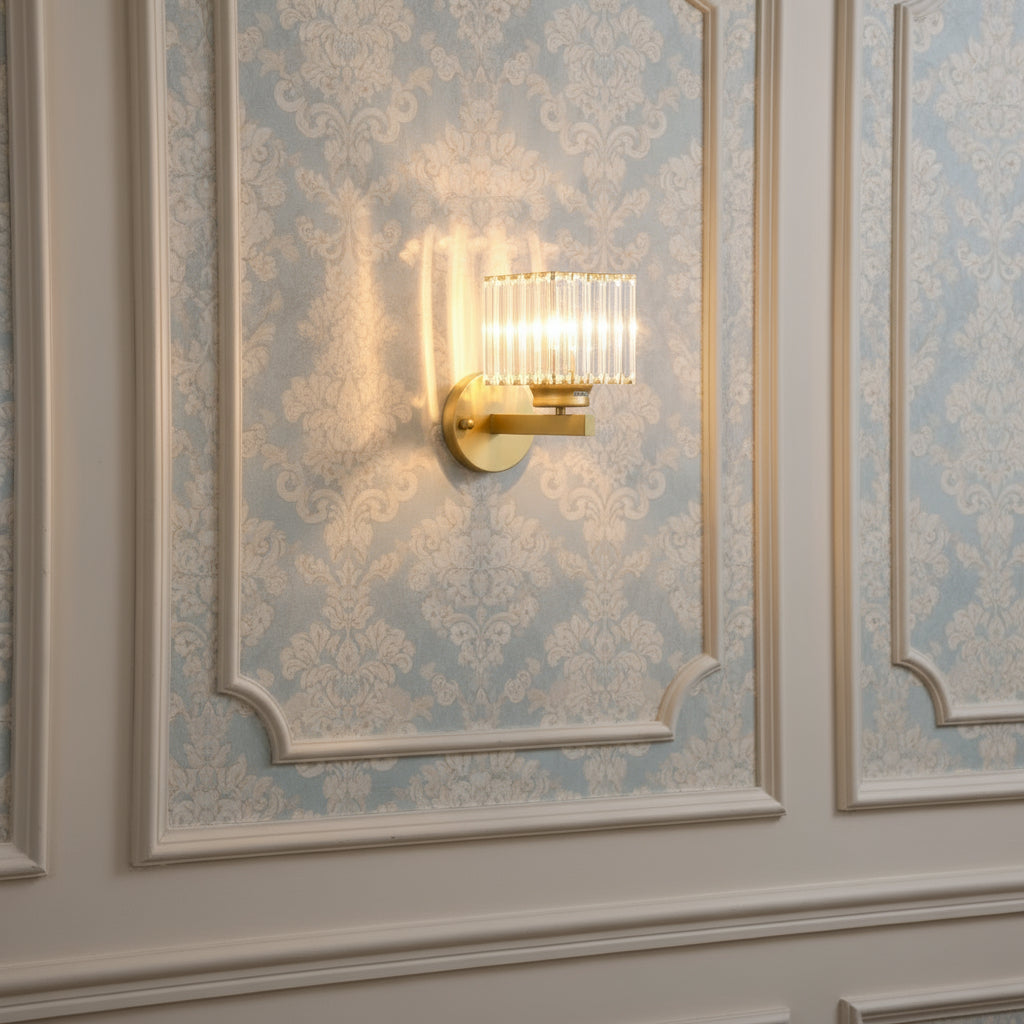 Elegant Modern Crystal Wall Light Sconce