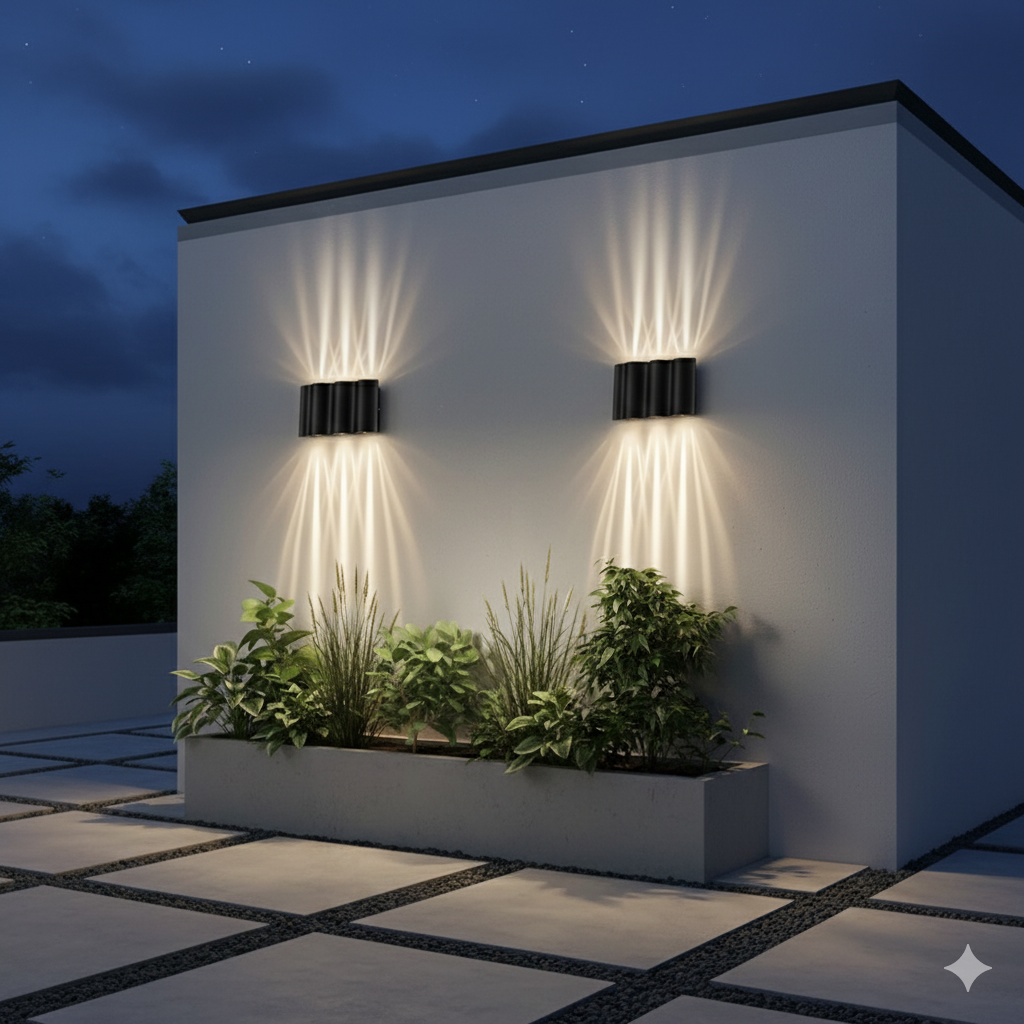Modern LED Outdoor Wall Light Fixture
