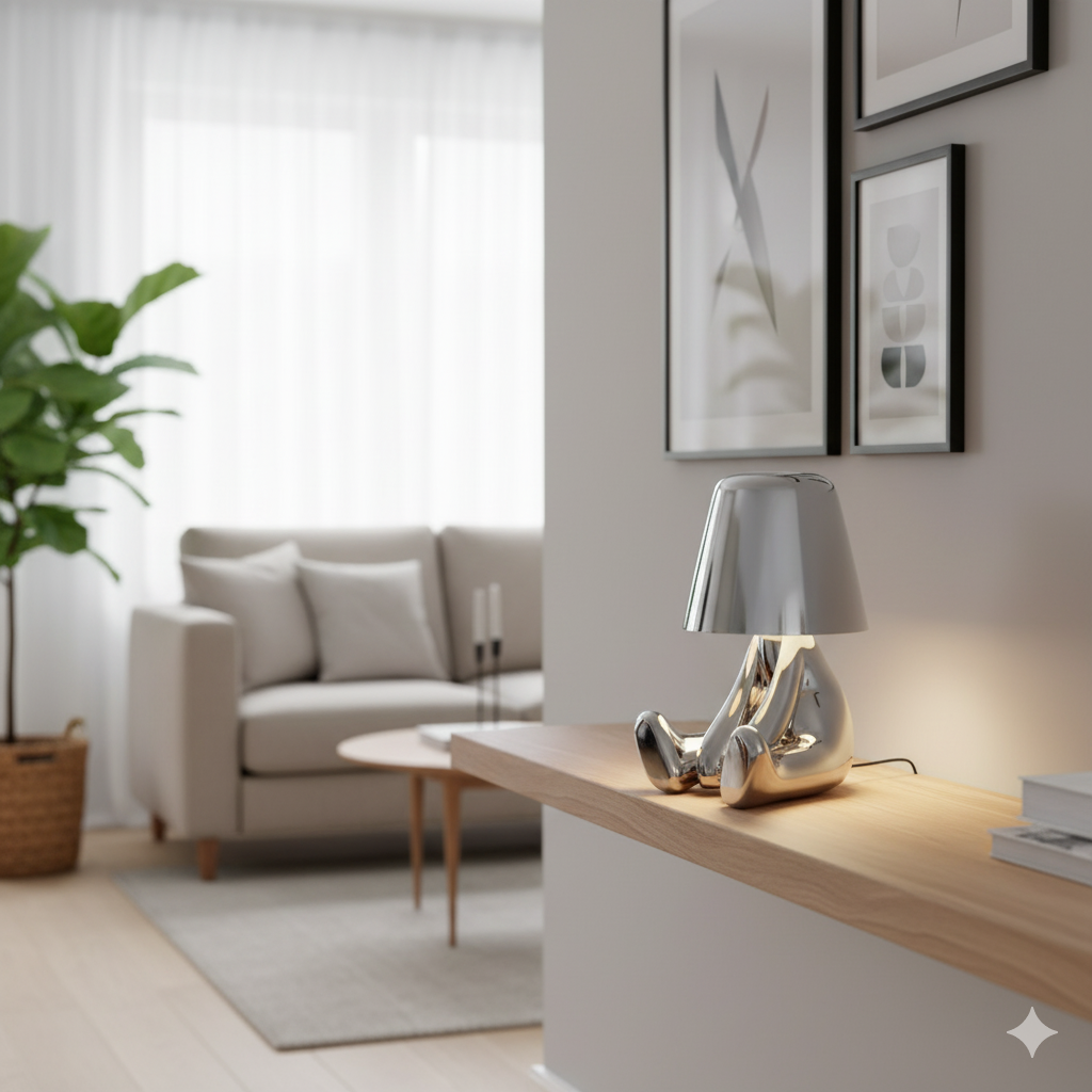 Modern Rechargeable LED Night Lamp with Adjustable Brightness