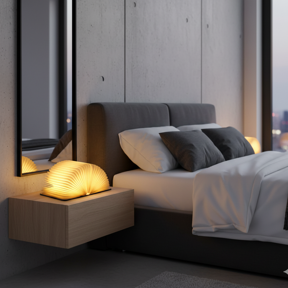 Foldable LED Book Table Lamp