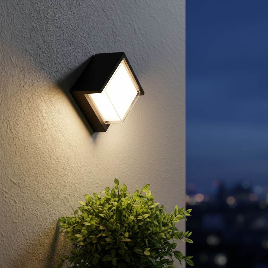 Modern Waterproof Outdoor Wall Light with Motion Sensor