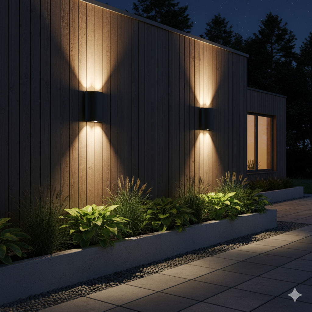 Modern LED Outdoor Wall Light Fixture
