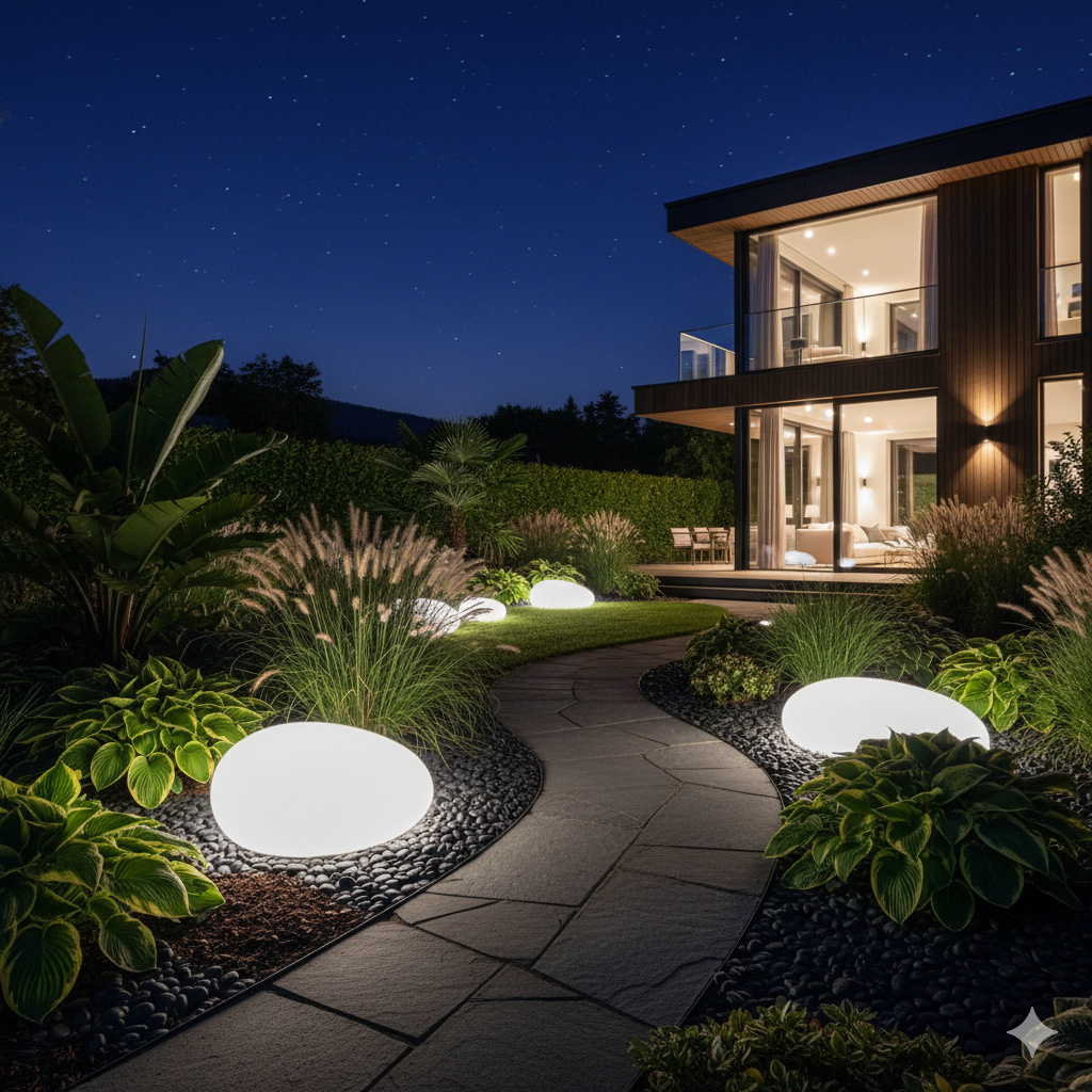 LED Outdoor Garden Light with Remote Control