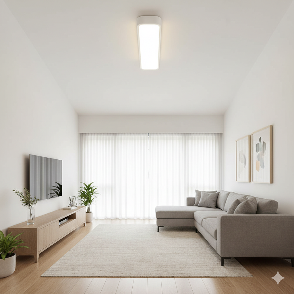 Nordic Minimalist Long LED Ceiling Light