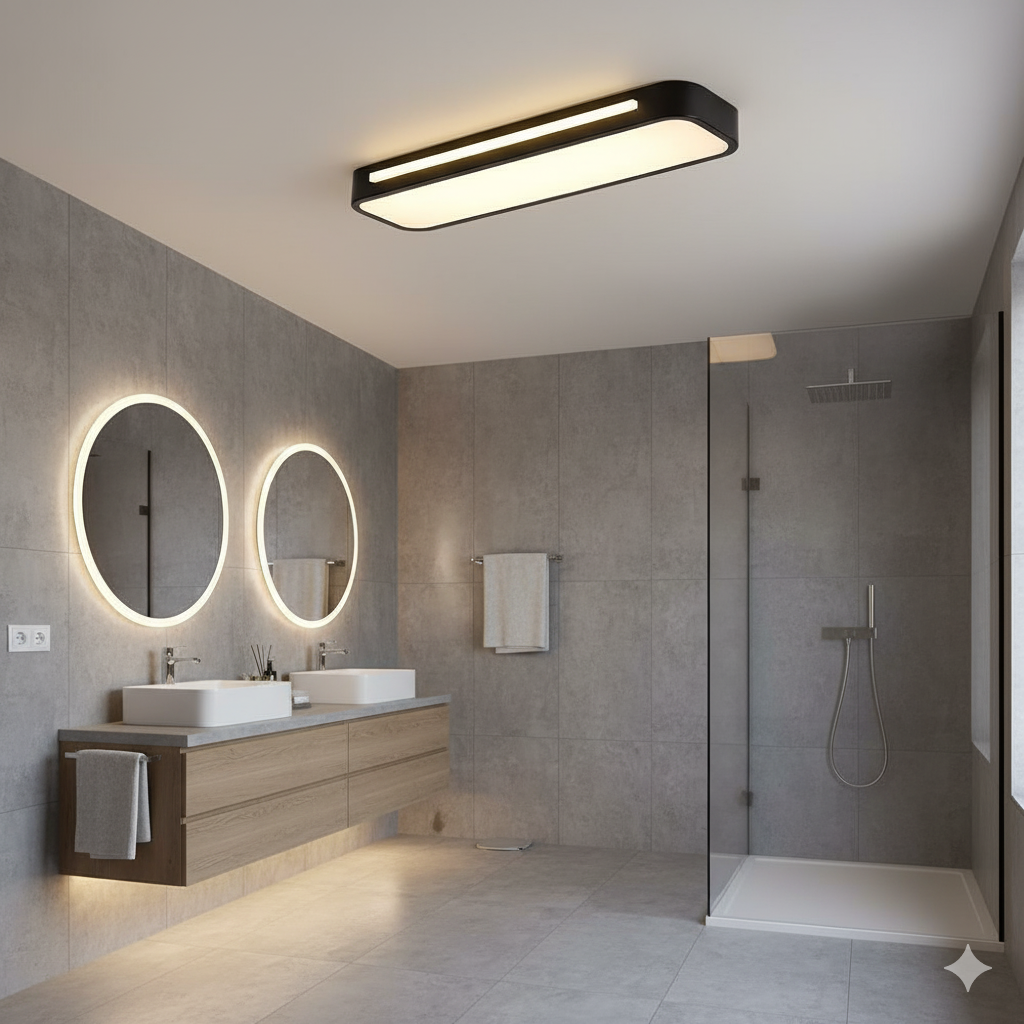 Nordic Minimalist Long LED Ceiling Light